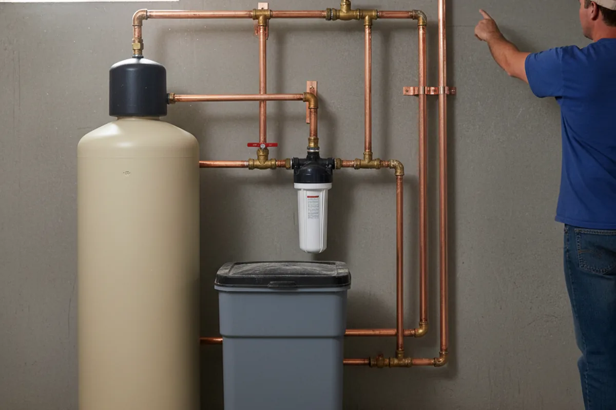Whole-house water treatment system installed in Bowers